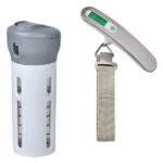 "טרוול מאסטר" ערכה משולבת בבקבוק מאסטר ומשקל מזוודה דיגיטלי