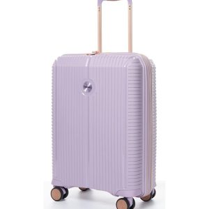 מזוודה גדולה קשיחה פרימיום 24Verage - דגם Rome- סגול לבנדר