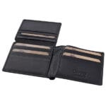 ארנק עור לגבר | 2 תאים לשטרות ו-11 תאים לכרטיסים מבית המותג גבעוני