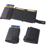 ארנק בטיחות RFID + NFC מעור שולף כרטיסי אשראי ותא למטבעות מבית המותג גבעוני