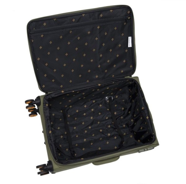 סט מזוודות בד הקלות בעולם 3 יח' 30-25-20 מבית IT Luggage דגם C- ירוק2