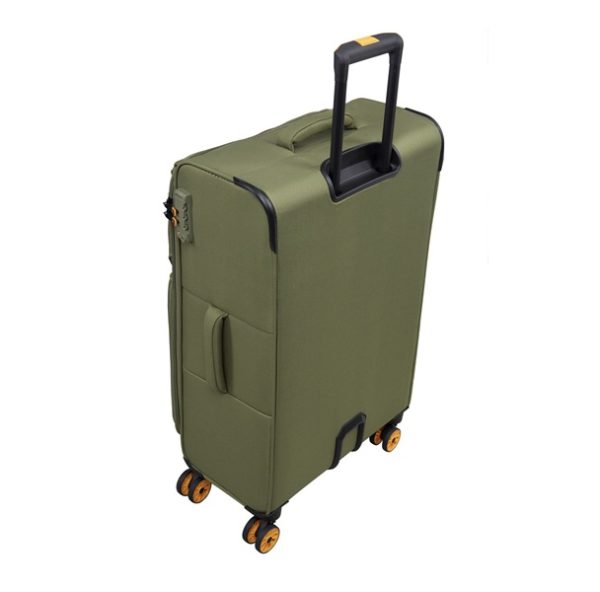 סט מזוודות בד הקלות בעולם 3 יח' 30-25-20 מבית IT Luggage דגם C- ירוק5