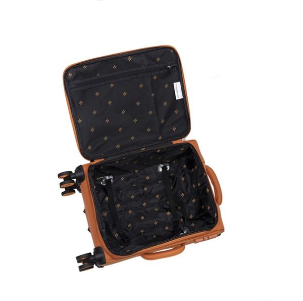 סט מזוודות בד הקלות בעולם 3 יח' 30-25-20 מבית IT Luggage דגם C- כתום3