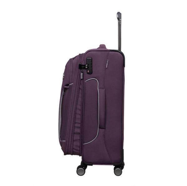 סט מזוודות בד קלות 3 יח' 30-25-20 מבית IT Luggage דגם TELEPORTED- סגול שזיף3