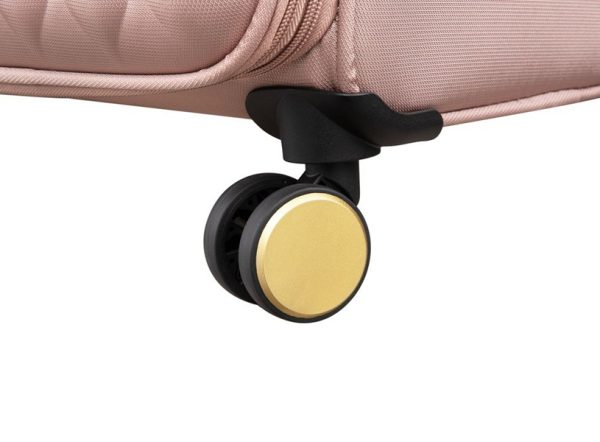 סט מזוודות בד קלות במשקל נוצה 3 יח' 30-25-20 מבית IT Luggage דגם GLIMMERING- ורוד7