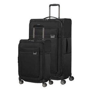 מזוודה גדולה (28″) וקטנה (20″) דגם Airea מותג Samsonite- שחור