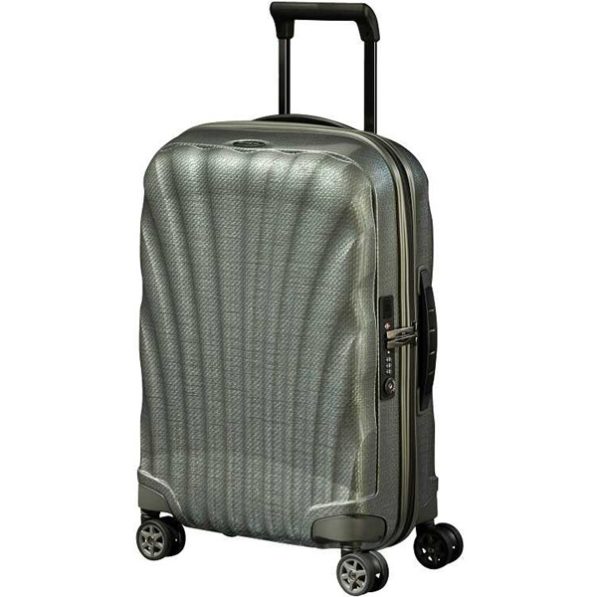 מזוודה קטנה עליה למטוס 20'' אינץ' הקלה בעולם 55cm דגם C-lite מותג Samsonite - ירוק