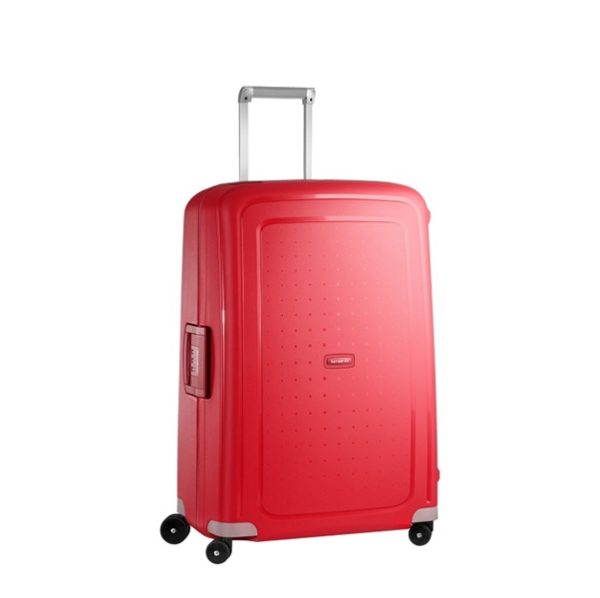מזוודה קשיחה גדולה 28'' אינץ' S’ure 75cm דגם S’Cure מותג Samsonite- אדום