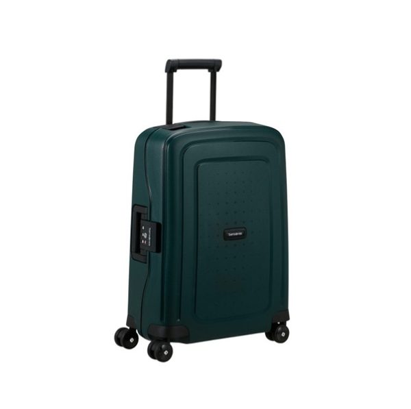 מזוודה קשיחה קטנה עליה למטוס 20'' אינץ' 55cm דגם S’Cure מותג Samsonite - ירוק