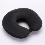 כרית צוואר קטיפתית ארגונומית לנסיעות ונוחות מירבית-8